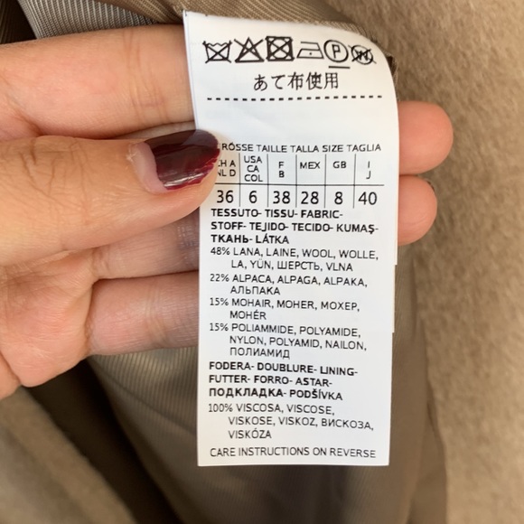 Brand new beaver coat from Intrend by Max mara. Made of wool and alpaca - Picture 5 of 7